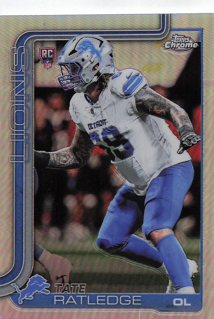 2025 Topps Chrome #383 Tate Ratledge Refractor