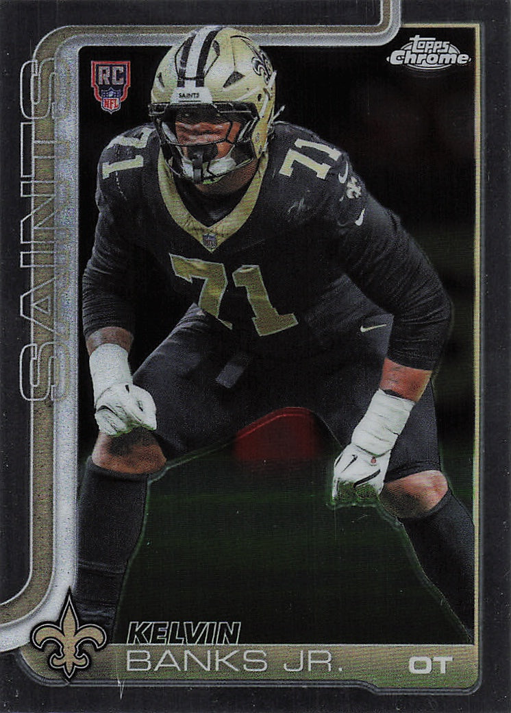 2025 Topps Chrome #378 Kelvin Banks Jr. Refractor