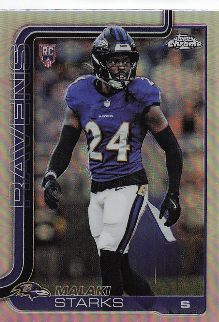 2025 Topps Chrome #347 Malaki Starks Refractor