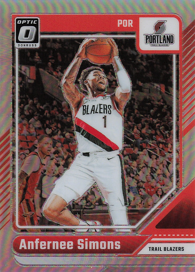 2024-25 Donruss Optic #128 Anfernee Simons Holo