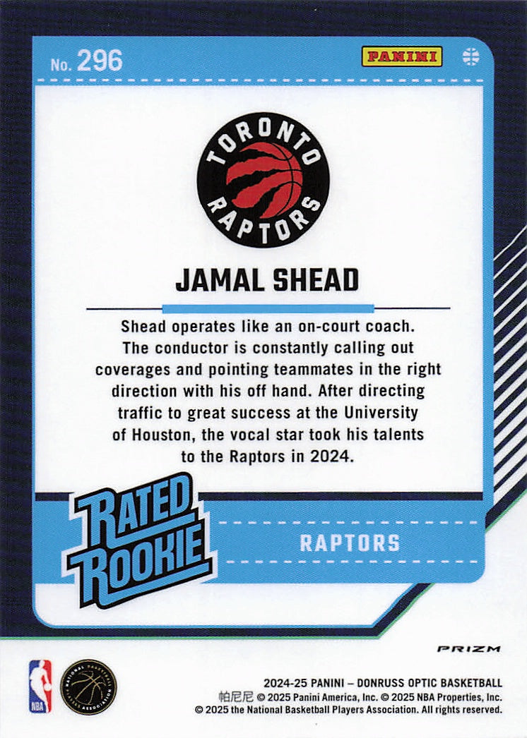 2024-25 Donruss Optic #283 Ja'Kobe Walter Holo