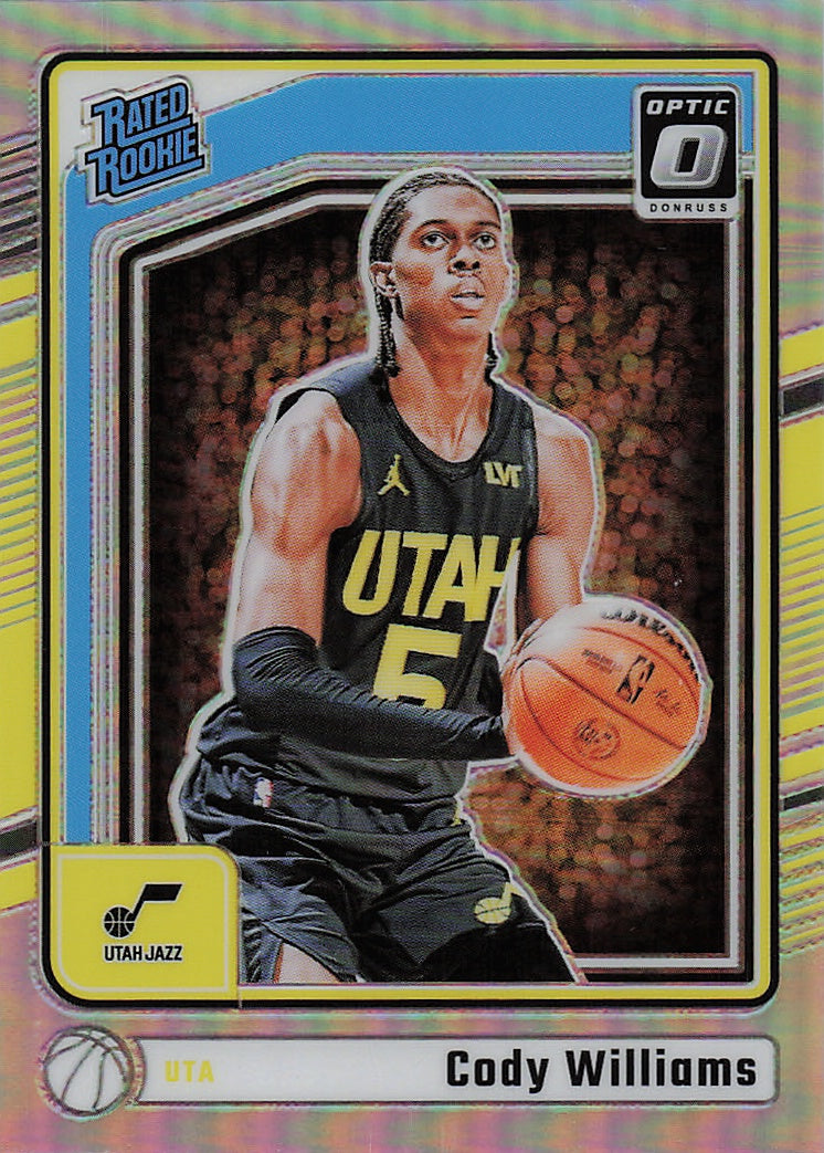 2024-25 Donruss Optic #298 Cody Williams Holo