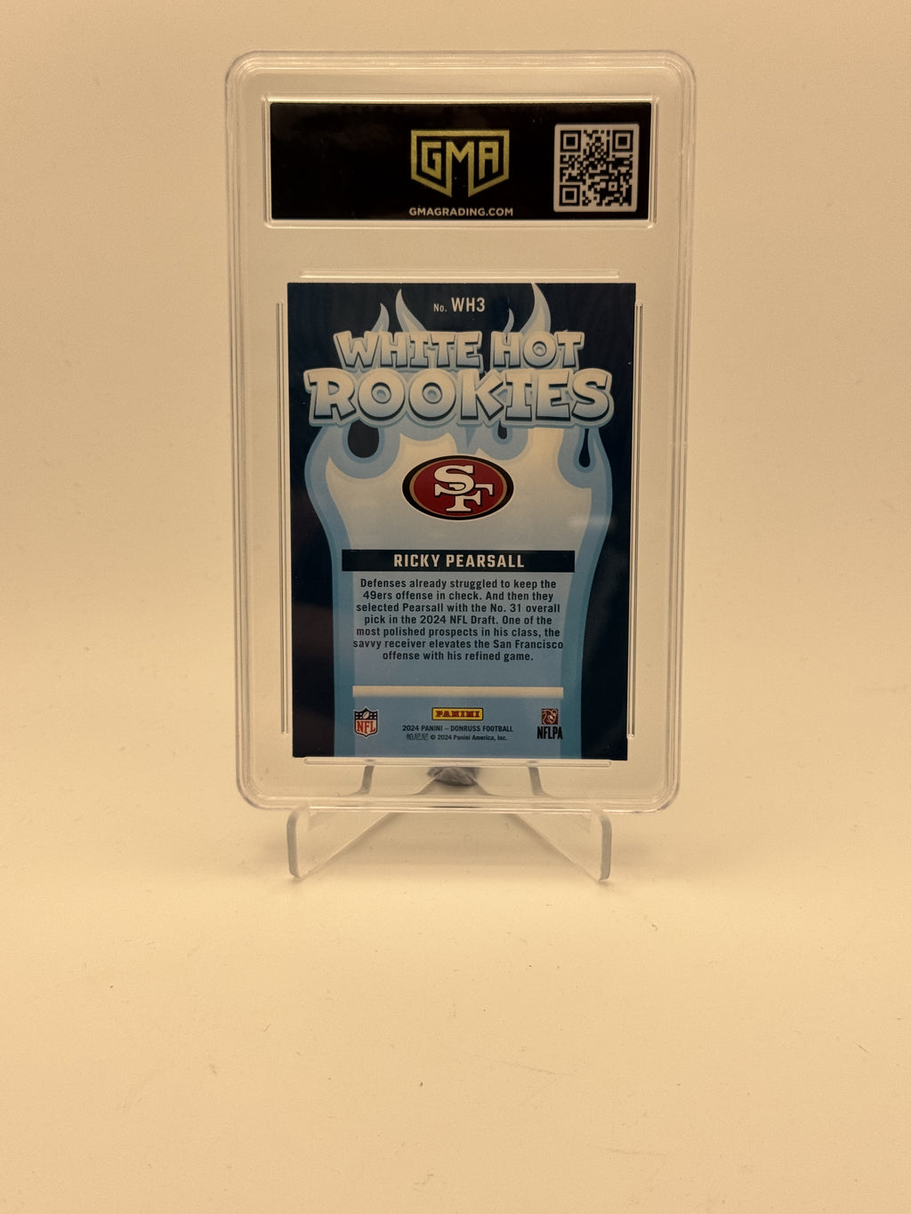 2024 Donruss #WH3 Ricky Pearsall White Hot Rookies GMA 9