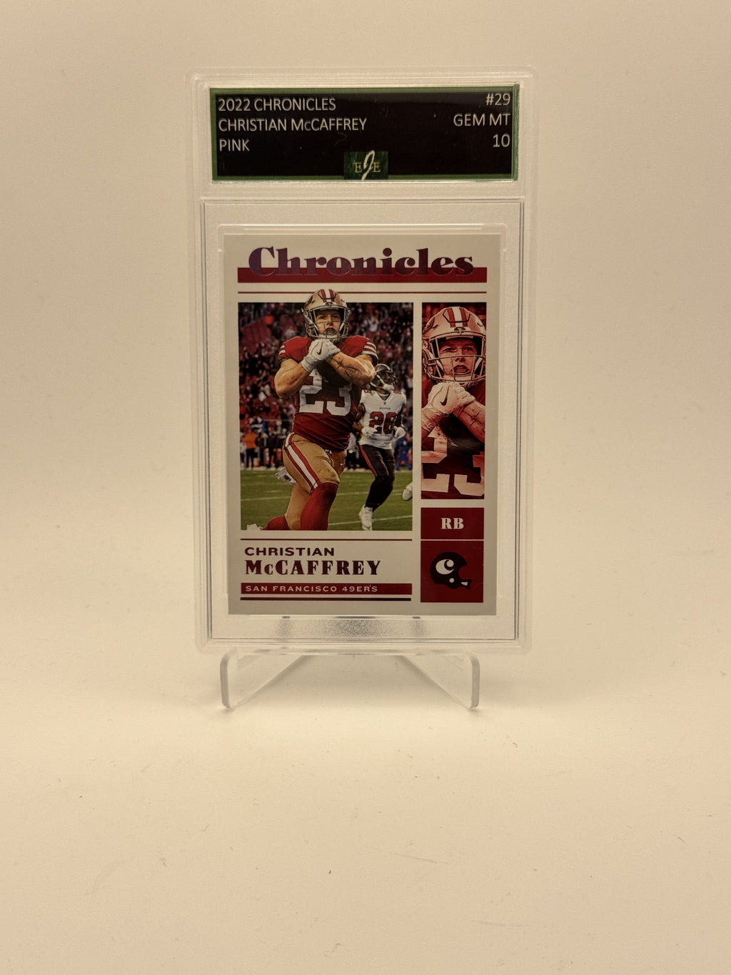 2022 Panini Chronicles #29 Christian McCaffrey Pink Other 10