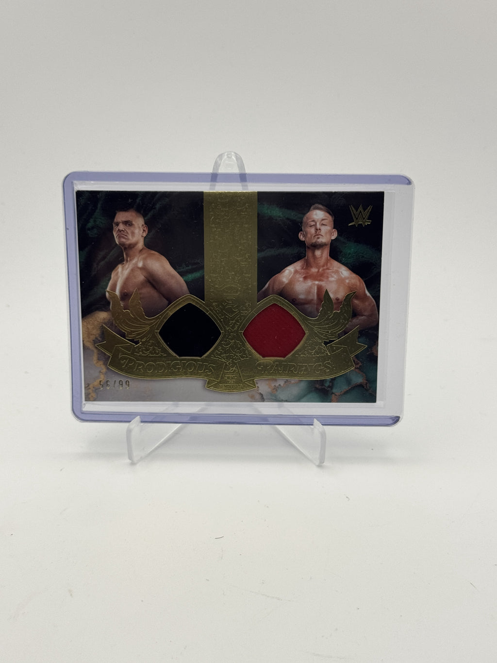 2025 Topps Royalty WWE #PRP-2 Ludwig Kaiser / Gunther Prodigious Pairings #/99