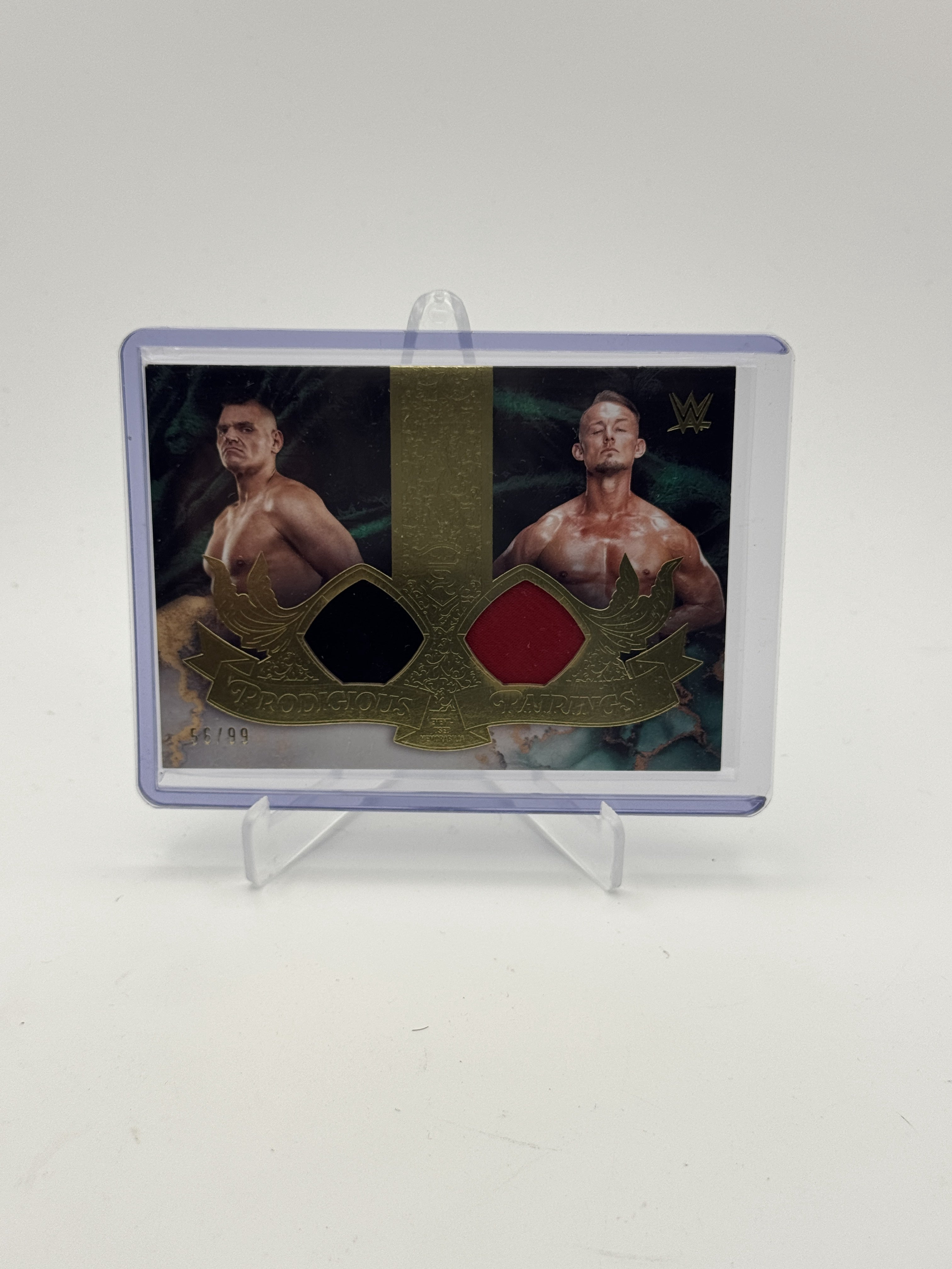 2025 Topps Royalty WWE #PRP-2 Ludwig Kaiser / Gunther Prodigious Pairings #/99