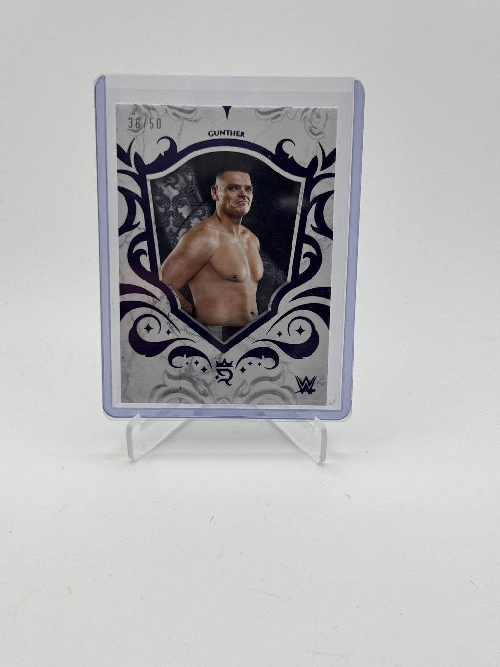 2025 Topps Royalty WWE #33 Gunther Purple #/50