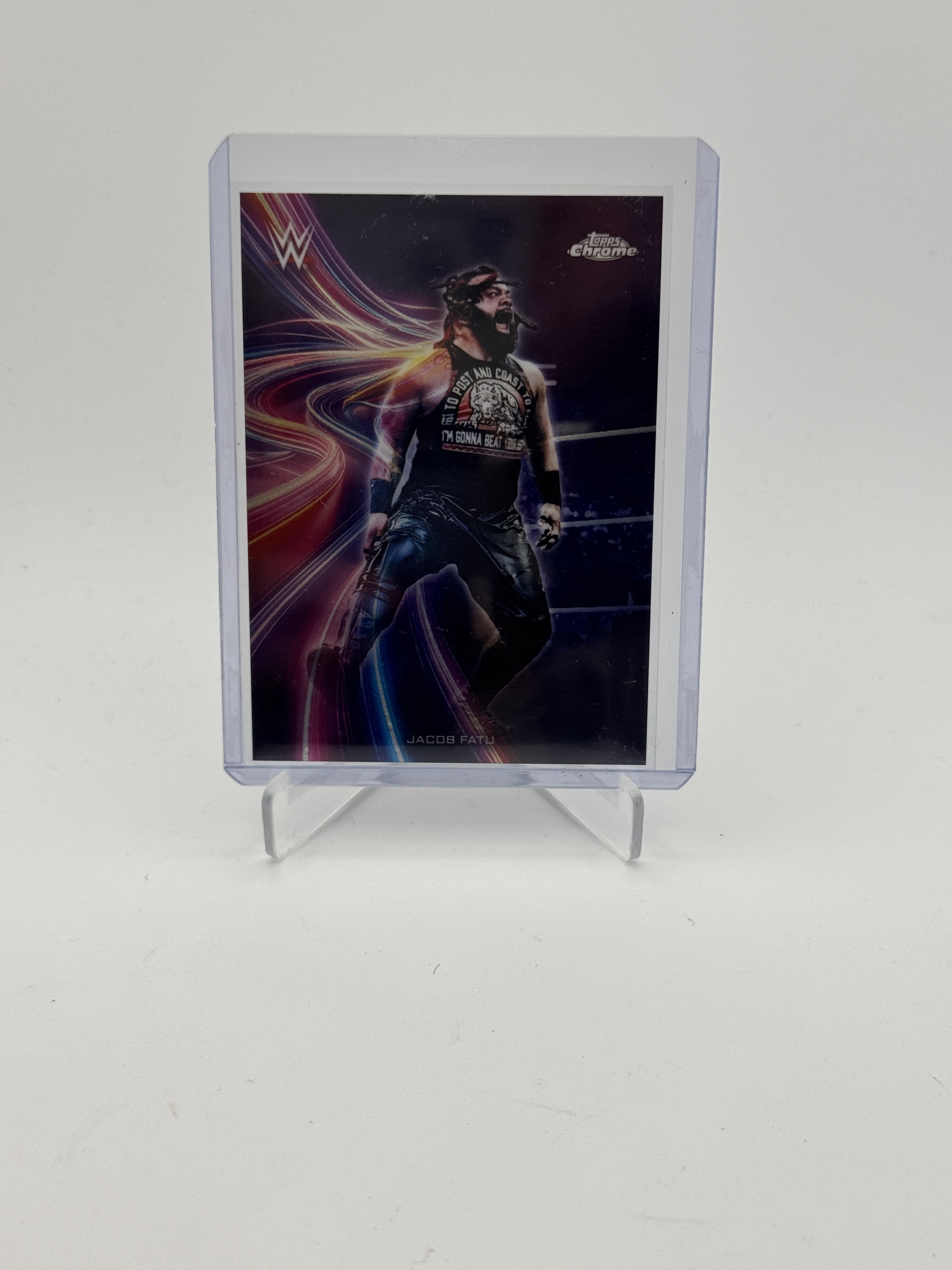 2026 Topps Chrome WWE #SGZ-14 Jacob Fatu Signalz