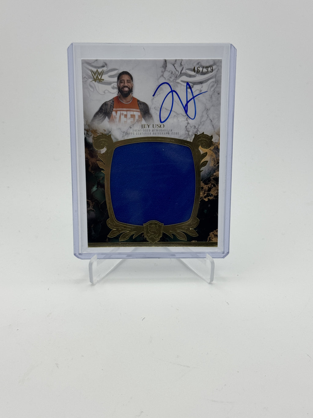 2025 Topps Royalty WWE #RYA-JEY Jey Uso Royalty Relic Autographs #/99