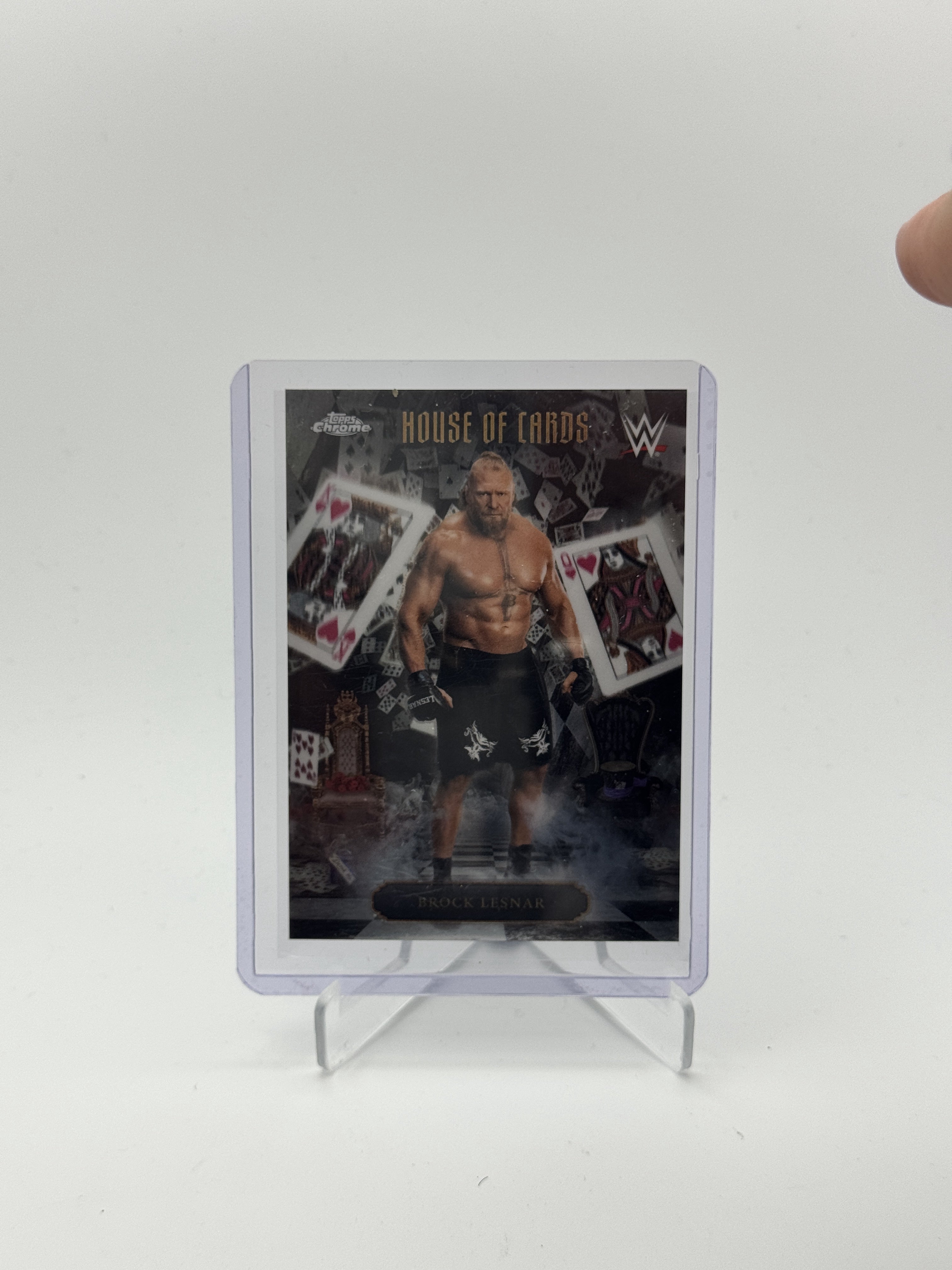 2026 Topps Chrome WWE #HOC-1 Brock Lesnar House of Cards