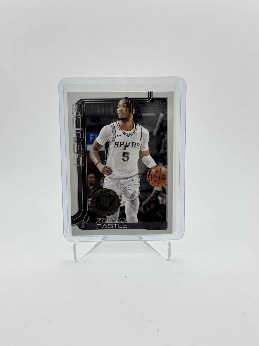 2025-26 Topps #197 Stephon Castle Crackleboard