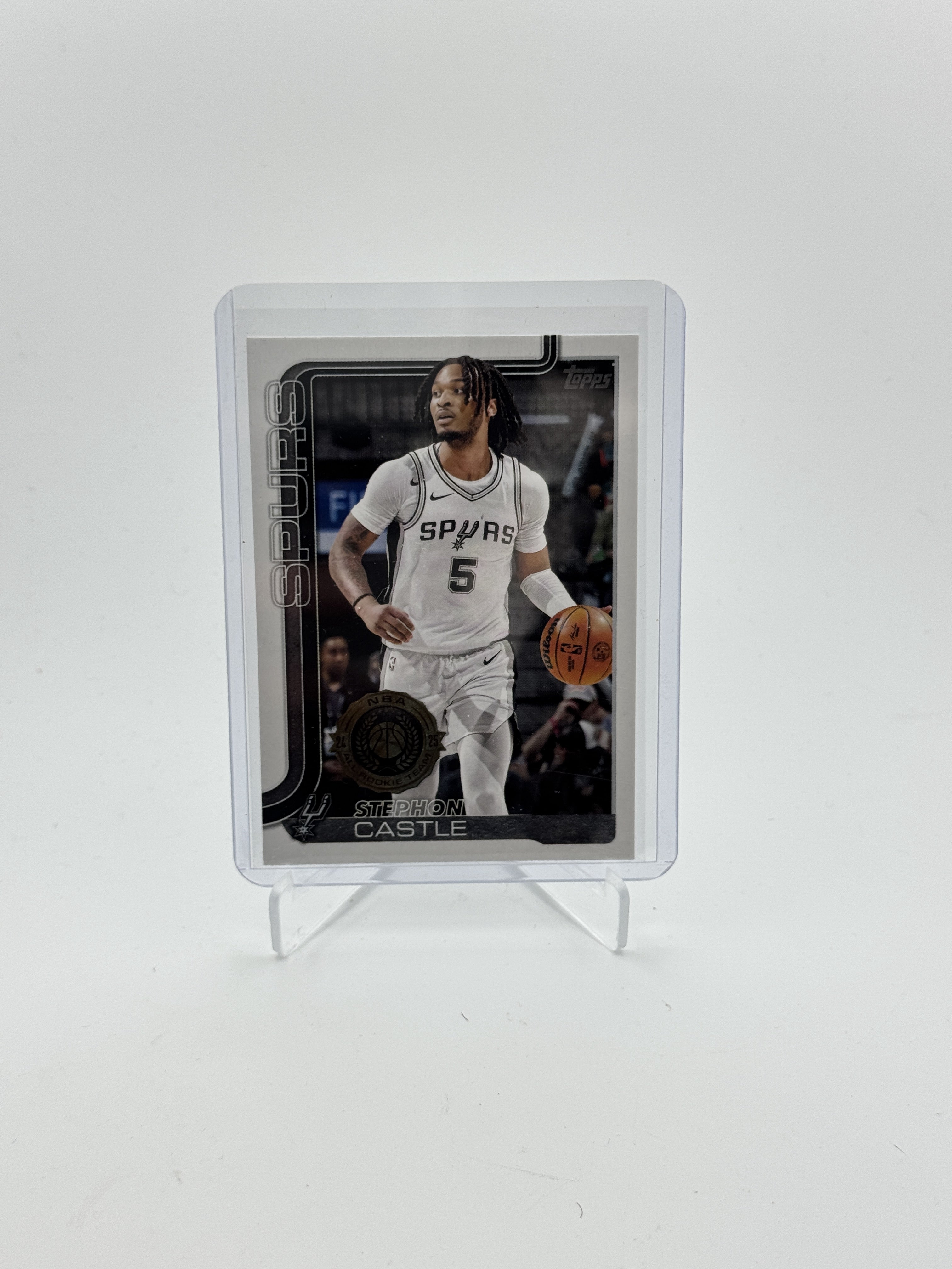 2025-26 Topps #197 Stephon Castle Crackleboard