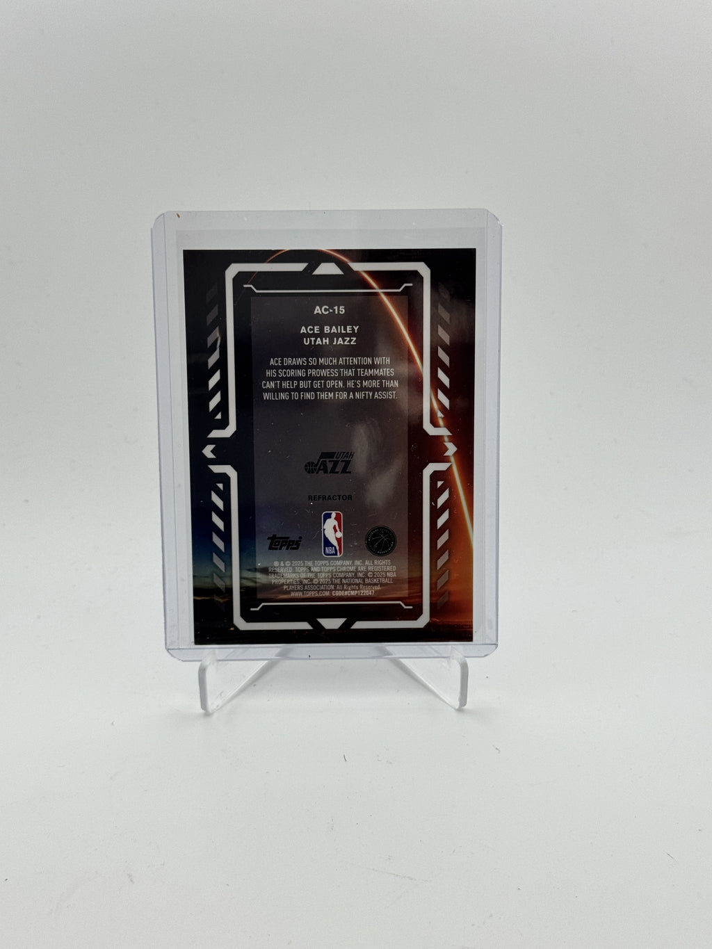 2025-26 Topps Chrome #AC-15 Ace Bailey Activators Refractor