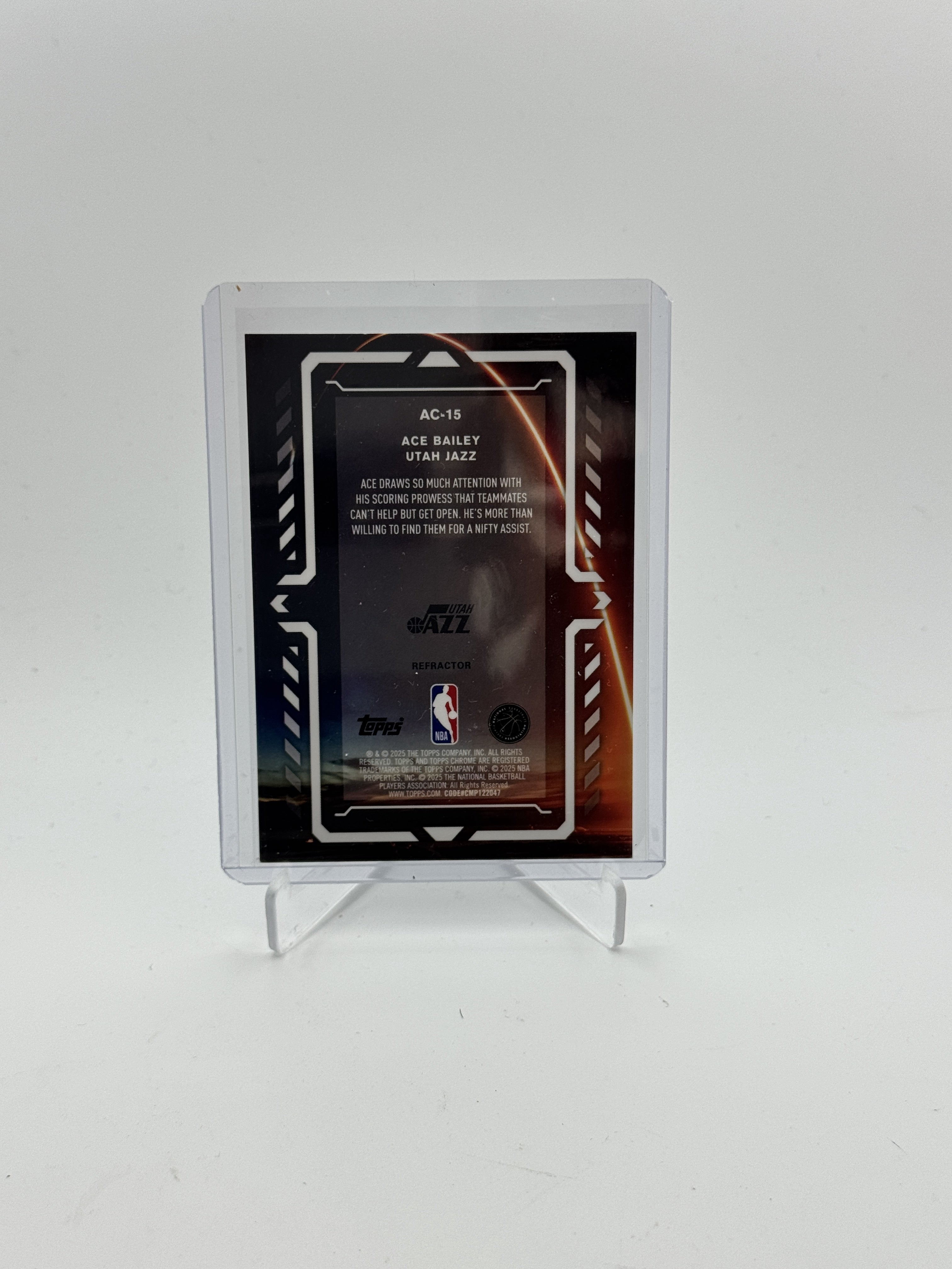 2025-26 Topps Chrome #AC-15 Ace Bailey Activators Refractor