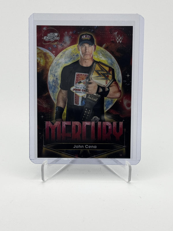 2026 Topps Chrome Cosmic #PPM-9 John Cena Planetary Pursuit Mercury