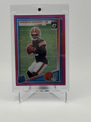 2025 Donruss #306 Shedeur Sanders Press Proofs Purple