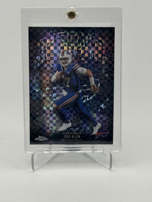 2025 Topps Chrome #ACT-2 Josh Allen All-Chrome Team X-Fractor