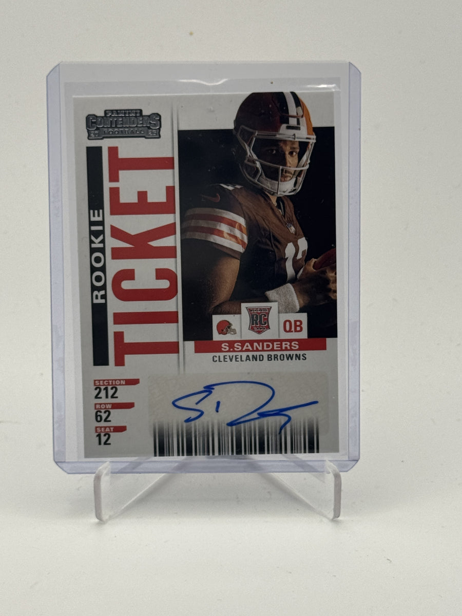2025 Panini Select #3 Shedeur Sanders Contenders Rookie Variation Ticket RPS