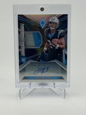 2024 Panini Phoenix #RPJA-JBS Jonathon Brooks Rookie Autographs ColorBurst #/24