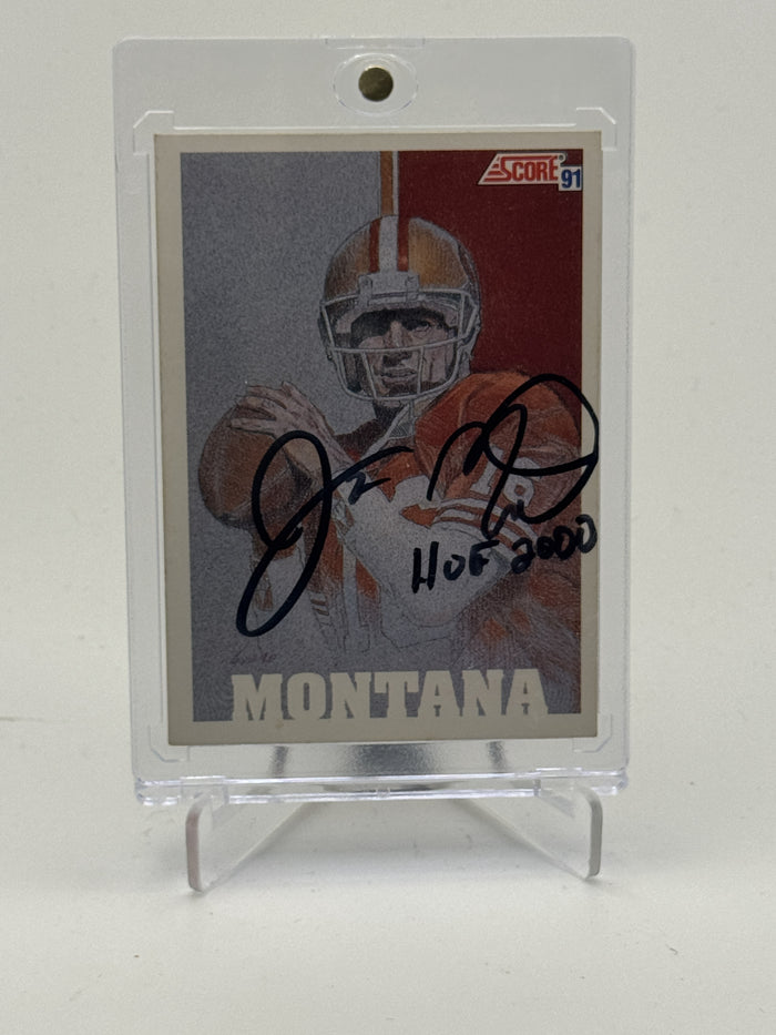 1991 Score #620 Joe Montana