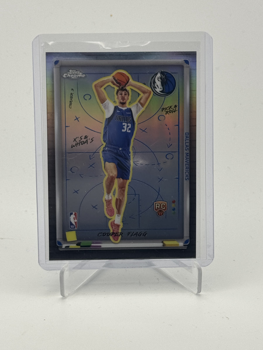 2025-26 Topps Chrome #XW-8 Cooper Flagg X's and Whoa's Refractor