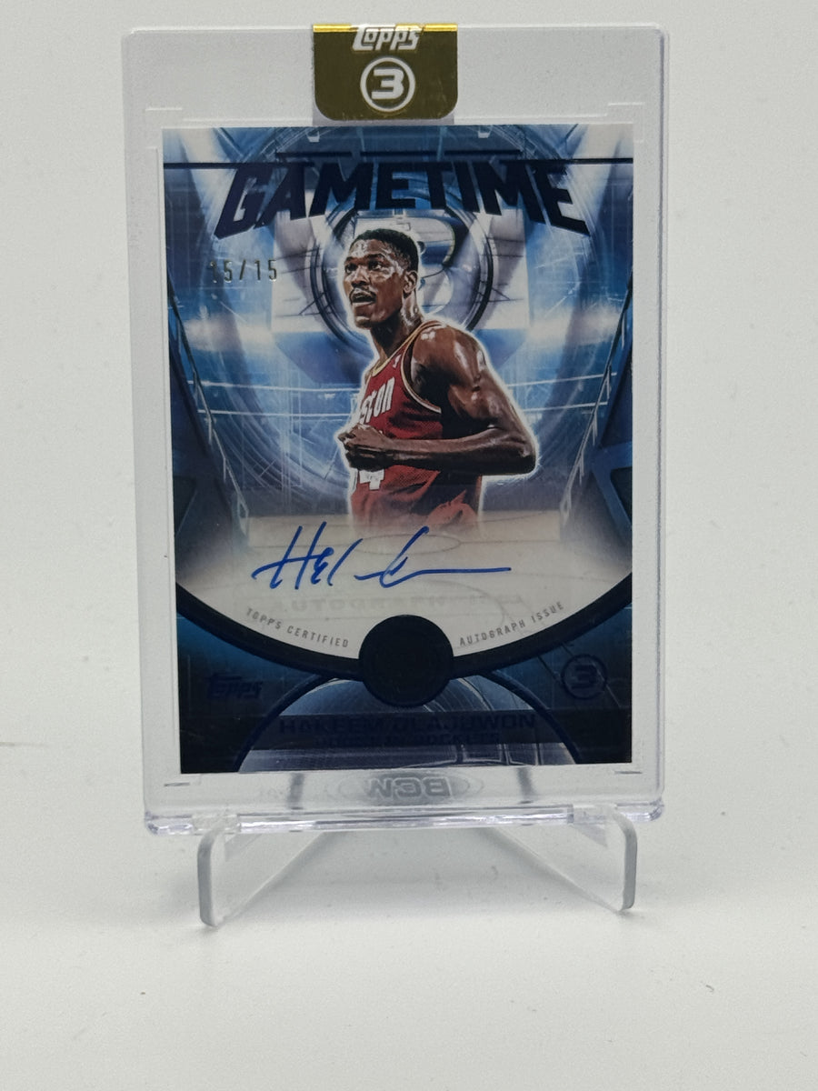 2023-24 Topps 3 #FCS-HO Hakeem Olajuwon Full Court Signs /15
