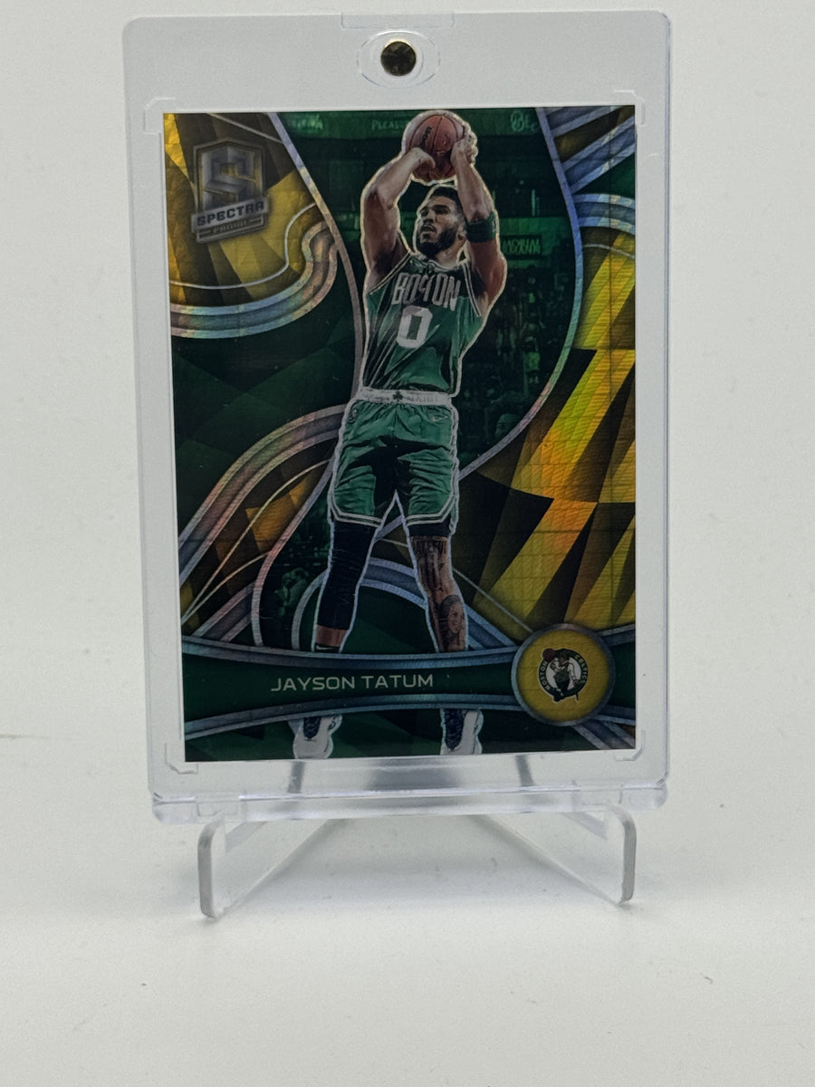 2021-22 Panini Spectra #16 Jayson Tatum Asia Gold #/10