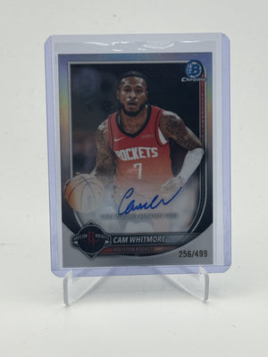 2025-26 Bowman #BCA-CW Cam Whitmore Chrome Autographs Refractor #/499