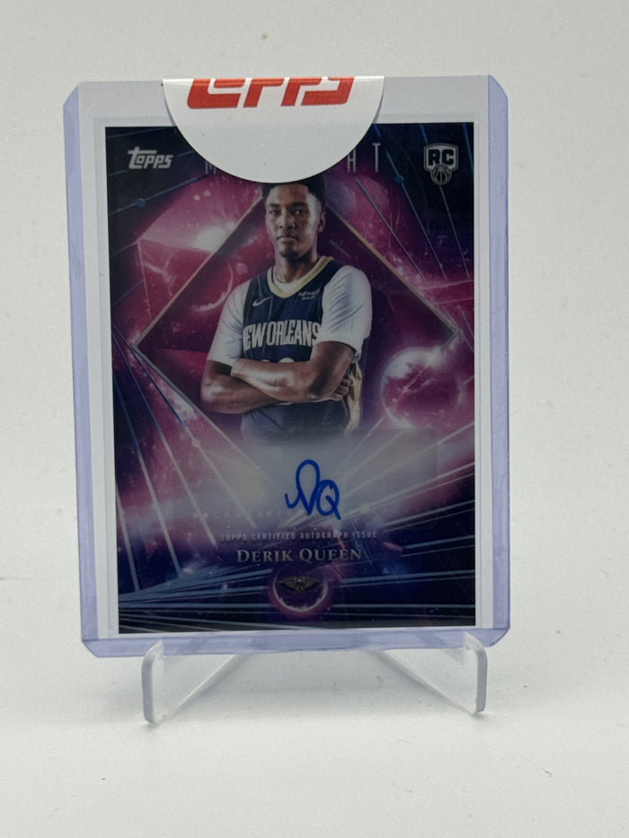 2025-26 Topps Midnight #DMAR-DQ Derik Queen Dark Matter Autographs Rookies