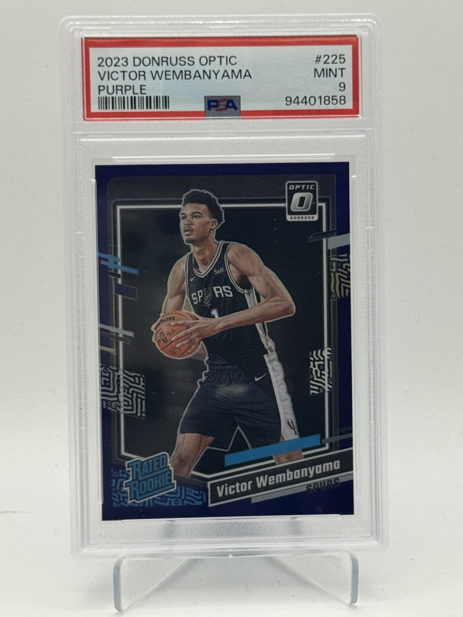 2023-24 Donruss Optic #225 Victor Wembanyama Purple Shock