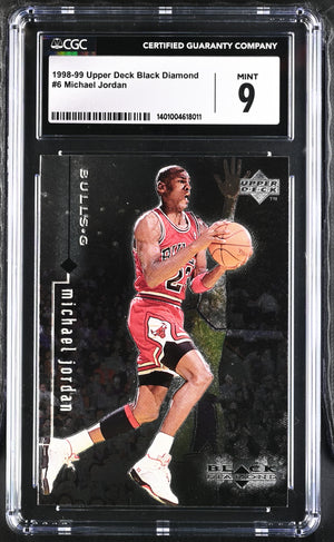1998-99 Black Diamond #6 Michael Jordan CGC 9