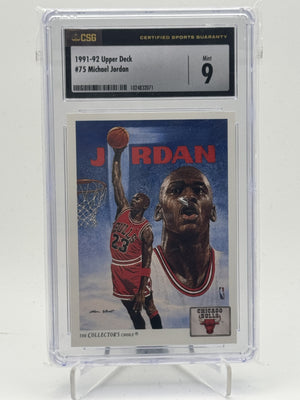 1991-92 Upper Deck #75 Michael Jordan CSG 9