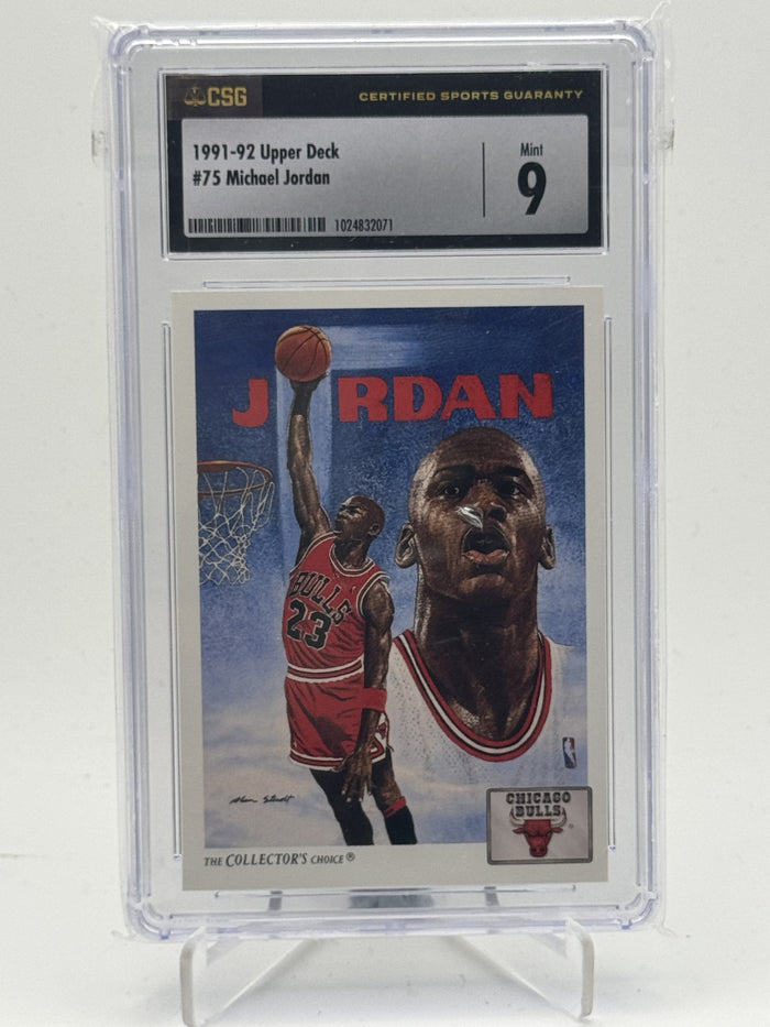 1991-92 Upper Deck #75 Michael Jordan CSG 9