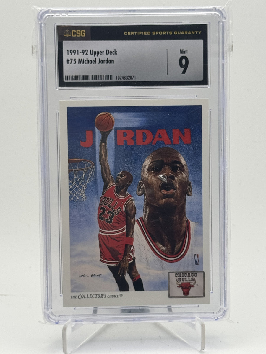 1991-92 Upper Deck #75 Michael Jordan CSG 9
