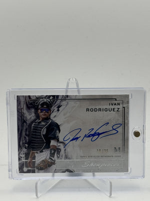 2025 Topps Museum Collection #SA-IR Ivan Rodriguez Showpieces Autographs