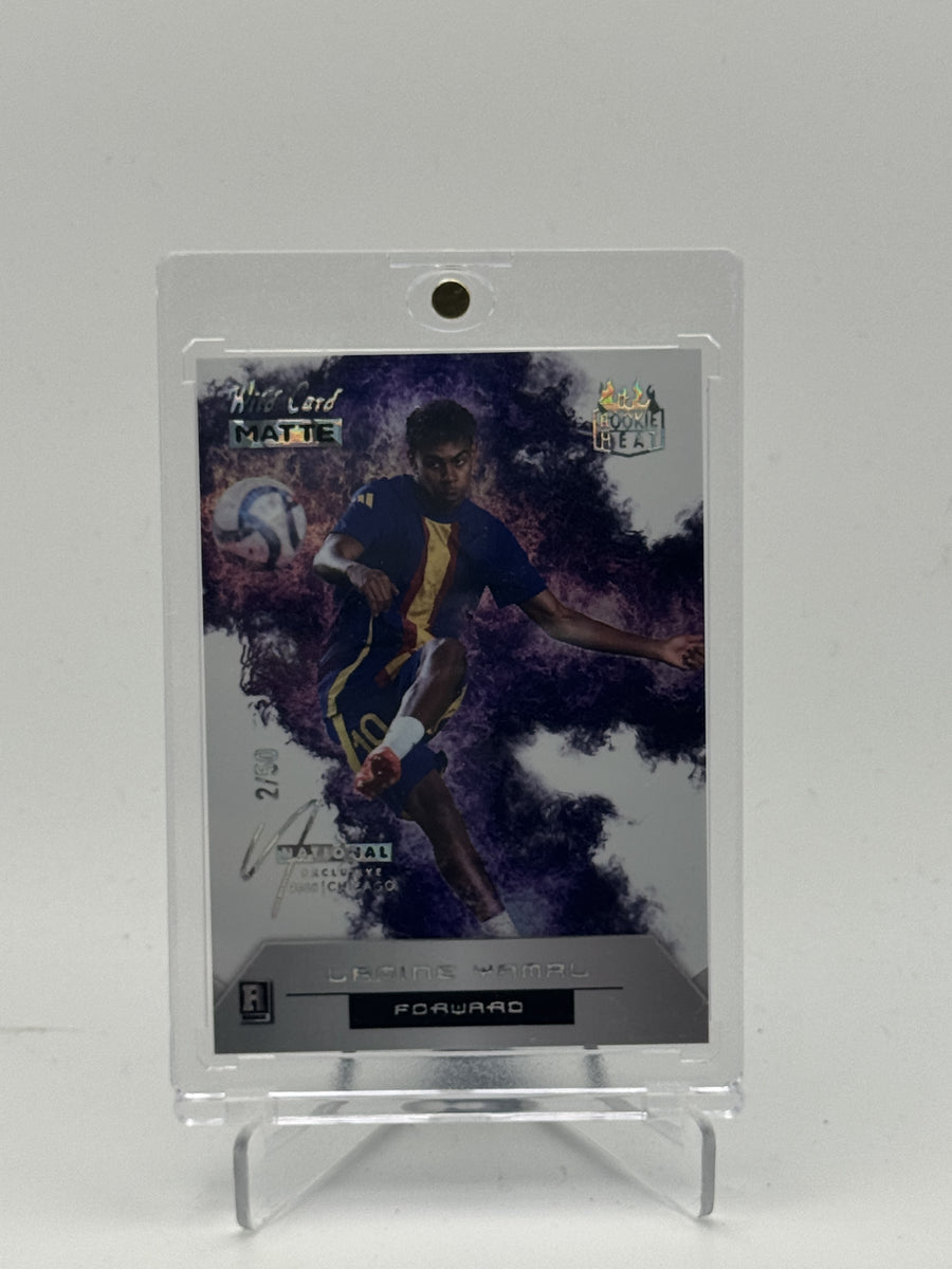 2024-25 Wild Card Matte Rookie - Crystal Holographic Lamine Yamal #/50