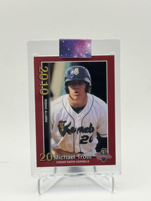 2010 Cedar Rapids Kernels Rising Alumni Mike Trout #2 Michael Trout