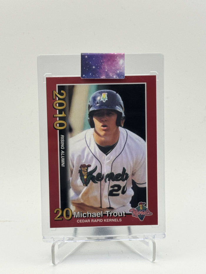 2010 Cedar Rapids Kernels Rising Alumni Mike Trout #2 Michael Trout