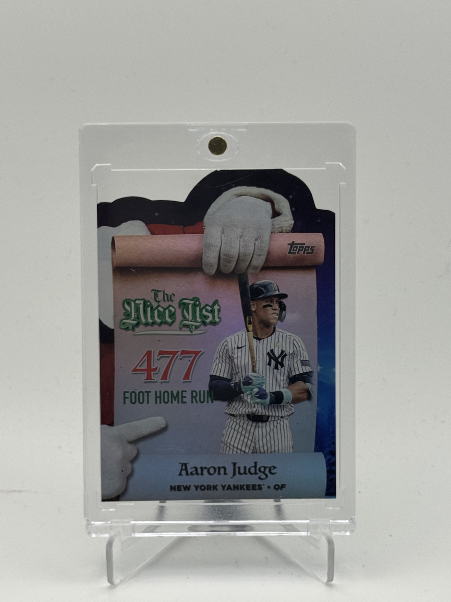 2025 Topps Holiday #MNL-20 Aaron Judge Making the Nice List