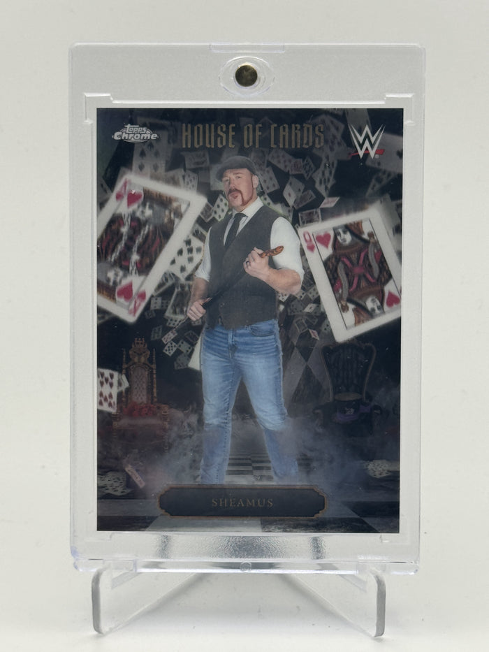 2026 Topps Chrome WWE #HOC-10 Sheamus House of Cards