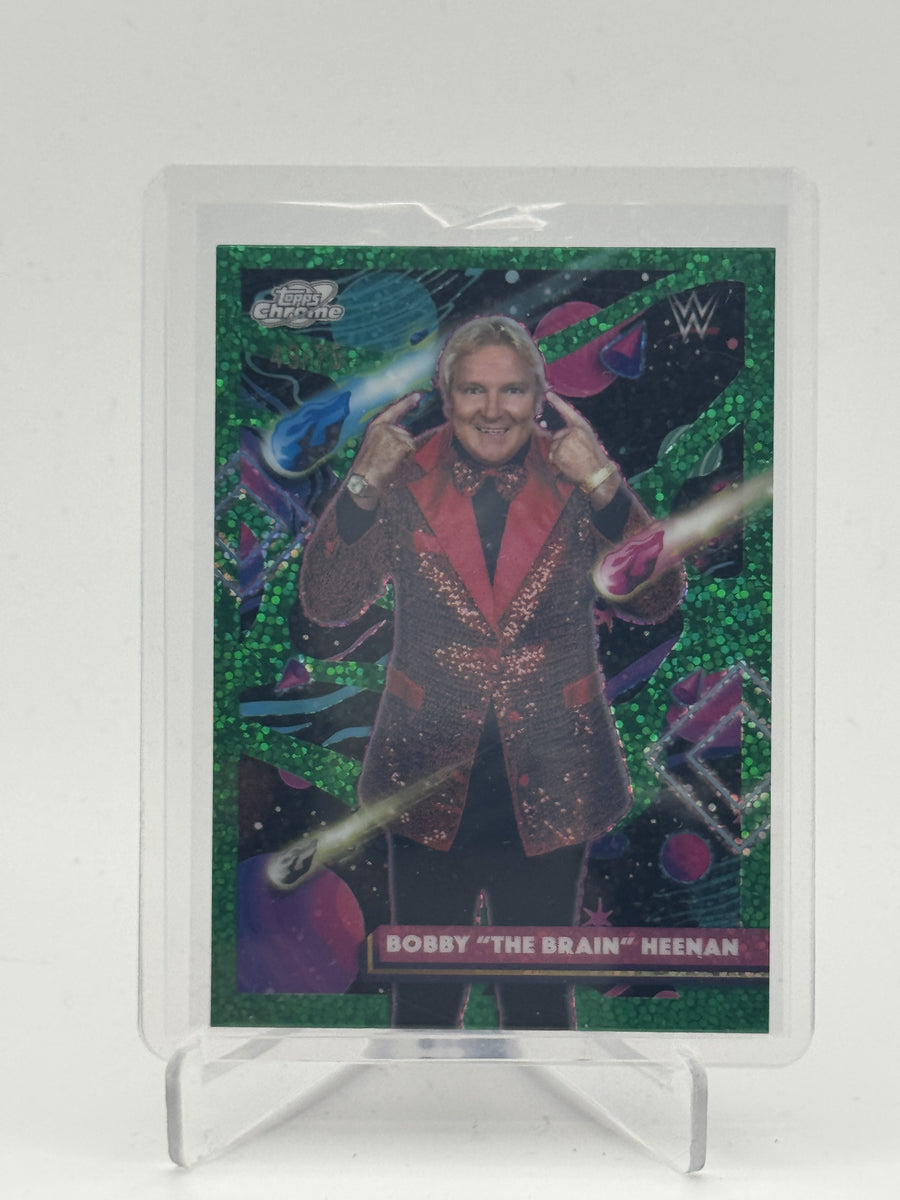 2026 Topps Chrome Cosmic WWE #8 Bobby "The Brain" Heenan #/75