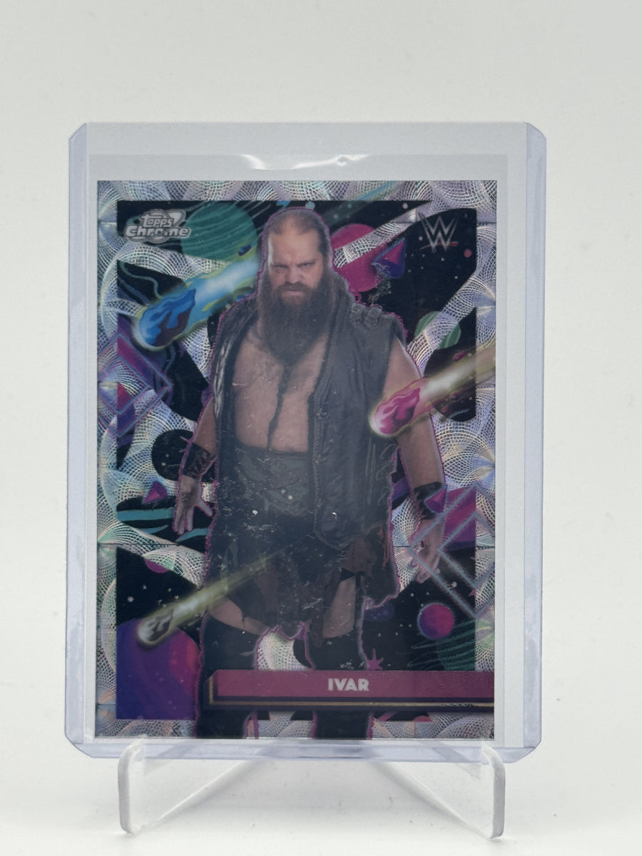 2026 Topps Chrome Cosmic WWE #78 Ivar Nucleus Refractor