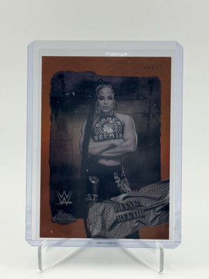 2025 Topps Chrome WWE x Cactus Jack Bianca Belair Rodeo Rebels Orange #/25