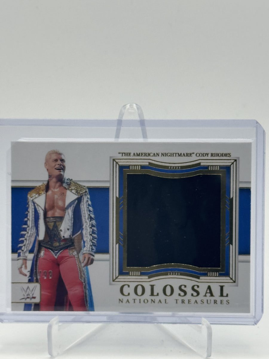 2024 Panini National Treasures WWE American Nightmare Colossal Materials #/99