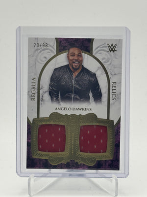 2025 Topps Royalty WWE #RR-31 Angelo Dawkins Regalia Relics #/99