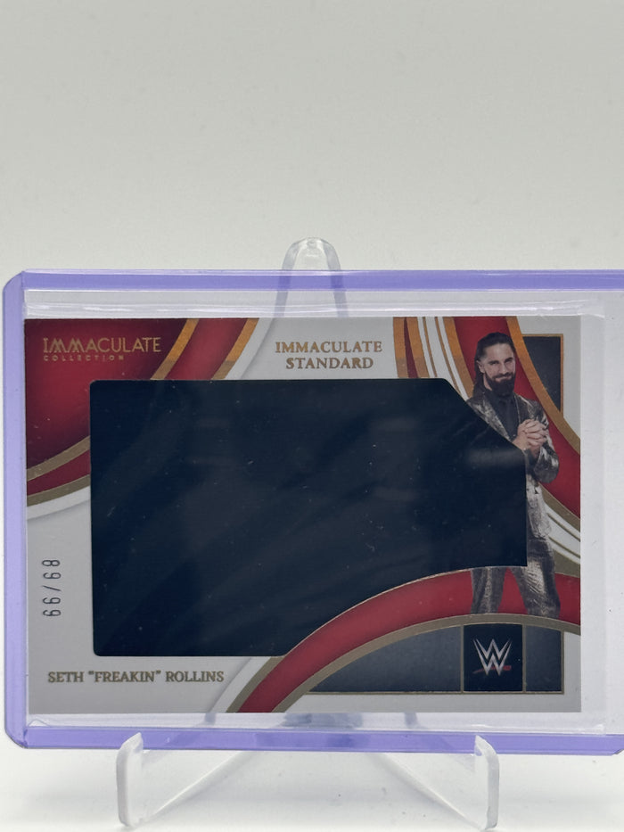 2022 Panini Immaculate Collection WWE #IS-SFR Seth Rollins #/99