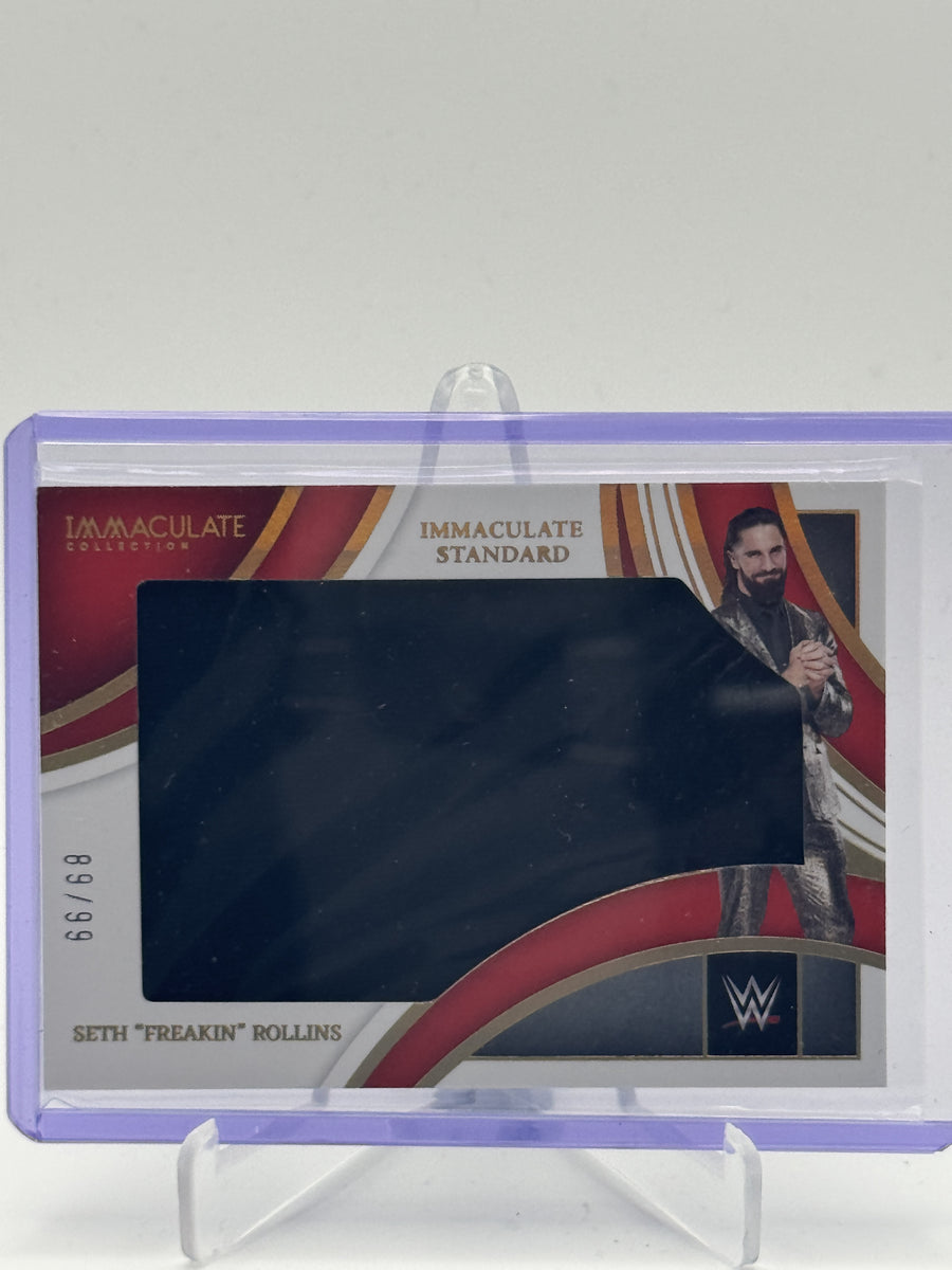 2022 Panini Immaculate Collection WWE #IS-SFR Seth Rollins #/99