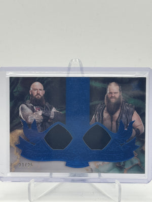 2025 Topps Royalty WWE #PRP-9 Erik / Ivar Prodigious Pairings Blue #/25