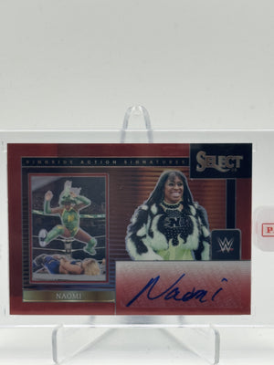 2024 Panini Select WWE #RA-NOM Naomi Ringside Action Signatures