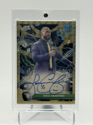 2026 Topps Chrome Cosmic WWE Luca Crusifino Cosmic Chrome SuperFractor #/1